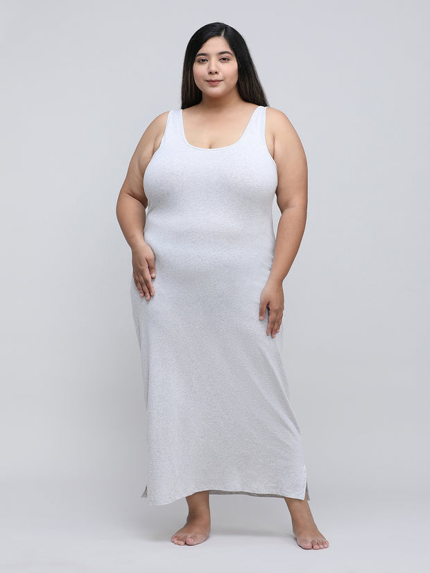 Women's Long Slip_Grey