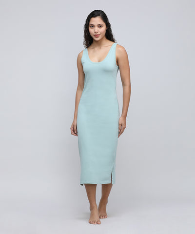 Women's Long Slip_Green