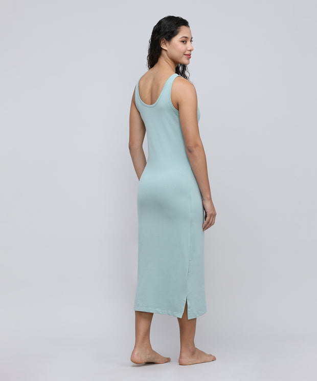 Women's Long Slip_Green