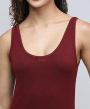 Women's Long Slip_Brown