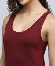 Women's Long Slip_Brown